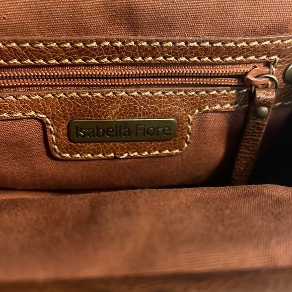 Isabella Fiore small designer bag   Floral pattern with clear sequins scattered - Picture 5 of 7